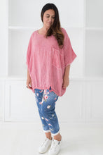 Load image into Gallery viewer, Carly Floral Joggers Denim