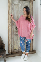 Load image into Gallery viewer, Carly Floral Joggers Denim
