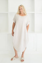 Load image into Gallery viewer, inspired wardrobe italian linen rachel dress cream beige size 10-18