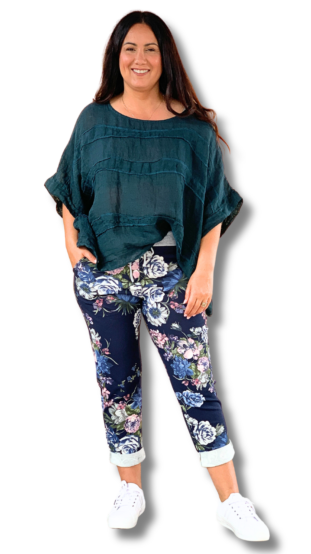 Plus size floral joggers deals