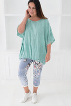 Load image into Gallery viewer, Carly Floral Joggers Light Blue
